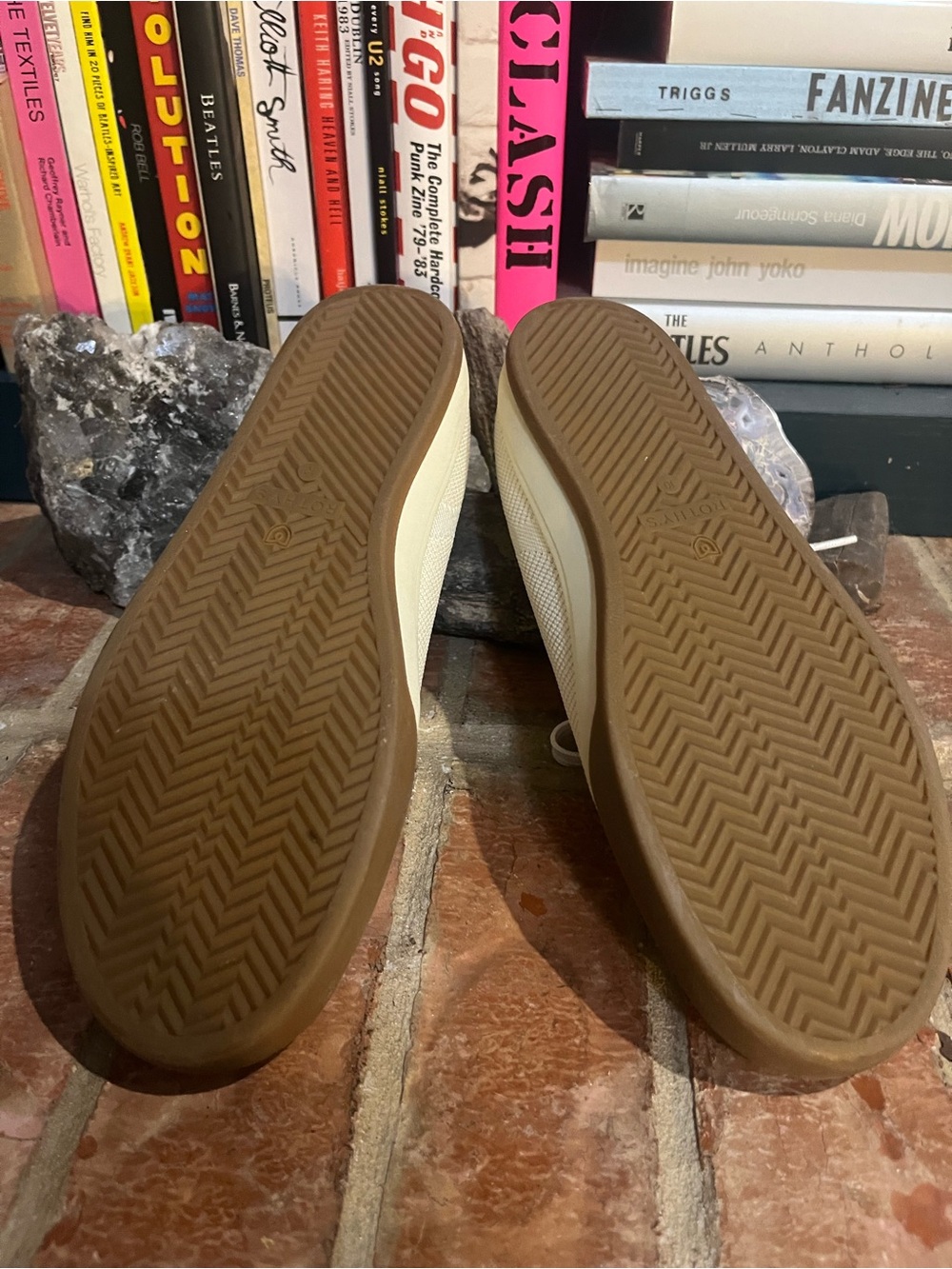 Rothy's Women's White Knit Sneakers - Picture 7 of 7